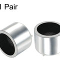 Front view of TCT40-16T/R Ultrasonic Transducer Transmitter And Receiver Probe, 40kHz Center Frequency, 16mm Diameter, pair