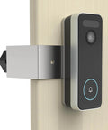 No Drill Door Mount For Video Doorbell SE Ultra Pro Fits Doors 0.82 To 2.08 Inches Thick With Gap Over 0.063 Inches installed