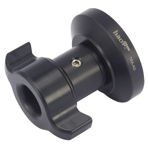 Tie Down Locking Handle Short Threaded Knob For Manfrotto Tripod Video Fluid Head Bowl Adapter 3/8-16, plastic build, side view