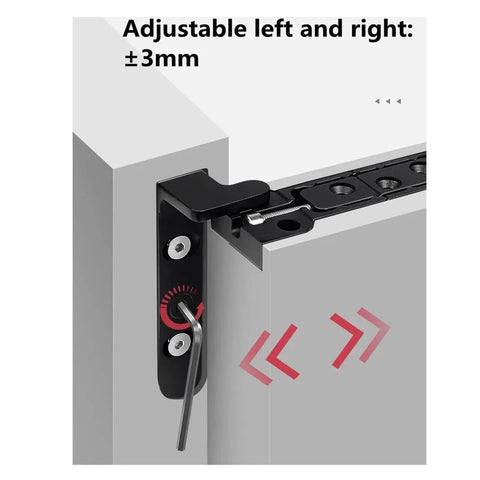 Invisible Stainless Steel Door Hinge For Wooden Doors, 80kg Load, Adjustable Hidden Pivoting Concealed Precision Casting, Gold Finish