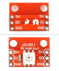 High Brightness RGB LED Board 5050 Module With Precise Color Control For DIY Lighting Projects Flexible Setups Wide Color Range And Vivid Visual Effects For Home Stage Or Creative Space Lighting. WS2811 breakout PCB board