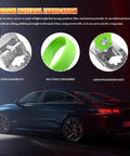 Rock Solid Heavy Duty Car Battery Carrier Strap Green Universal Hold Down Belt With Durable Synthetic Fiber Rope for resilient use and durability.