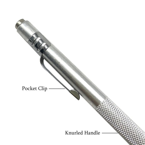 Pro Grade Four Pack Metal Scribe Tools With Tungsten Carbide Tips And Magnetic Pickup For Machinists Engraving And Welding Includes Four Replacement Tips For Long Lasting Use