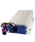 Top Tier 500 Watt Ev Dc Dc Converter Steps High 144V Battery Power Down To Steady 24V Output At 22A With Rugged Isolated Housing, angled view.