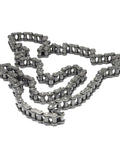 Must-Have 04C Roller Chain For Industrial Gear Transmission With 6.35mm Pitch And Precision Links, showcasing heat-treated alloy steel.