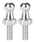 Two Pack CNC Aluminum Ball Stud Bolt 8mm Ball Stud For Gas Struts Bonnet Lifters Beefed Up Wear Resistant Stable Performance M6 Thread
