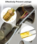 Convertible Top Hydraulic Fluid Hose Kit For Classic Ford Mustang Mercury Chevy Oldsmobile and more showing installation close-up
