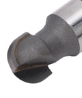 Premium 1/2 Inch Shank Cove Box Router Bit With Round Bottom Tungsten Carbide Woodworking Cutter for CNC, showing detailed cutting edge.