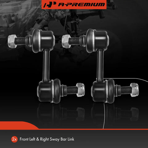 Front Sway Bar End Links 2 Piece Set For Nissan Pathfinder Armada Titan Infiniti QX80 QX56 Stabilizer Links Left And Right Fits 2004-2019