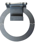 Anti Bump And Anti Pick Deadbolt Guard For In Swing And Out Swing Doors Quick No Drill Install In Minutes, nickel plated steel