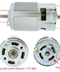 Beefy 12V To 24V DC Motor With 6000 To 12000 RPM Double Ball Bearing High Torque Low Noise With Bracket for DIY tools