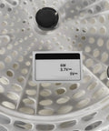 Bottom view of Killer Electric Salad Spinner With Six Liter Capacity And Rapid Spin Motor showing 6W motor specifications.
