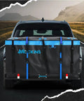 Big 25 Cu Ft Weatherproof Trailer Hitch Cargo Carrier Bag Set for Cars Trucks and SUVs mounted on vehicle for storage