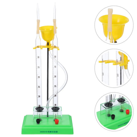 Hydrogen Water Electrolyzer Hands On Electrolysis Demonstration Educational Kit for Chemistry Lab and Classroom Science Experiments