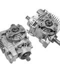 Rear Axle Differential and Transfer Case Assembly for AWD Cars Like Passat CC Tiguan 4 Motion and Audi Q3 Quattro 0AU409053T Smooth Turning Less Tire Drag Quieter Ride Easy Install OEM Style Replacement, silver metal unit