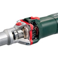 Close-up of Heavy Duty Variable Speed Die Grinder With Badass High Torque Planetary Gears and Easy Swap Spindle Lock mechanism.