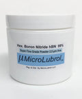 Jar of Fine 2.5 Micron Hexagonal Boron Nitride hBN Powder 8 Oz Ultra White High Purity 99 Percent Low Friction