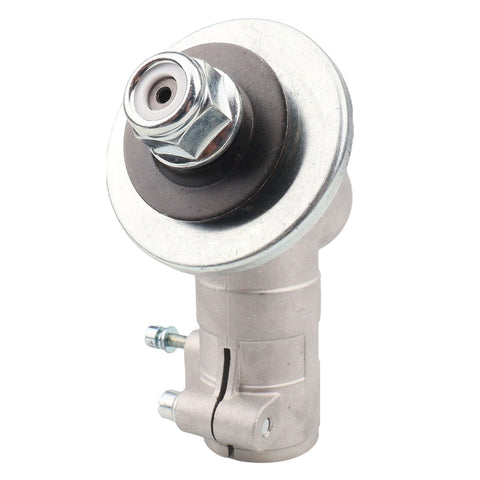 Bevel Gear Replacement Gear Head For Trimmers Fits 128 LX 128LD 128LDX 125L 125LD 125R 125RJ, silver metal and black components