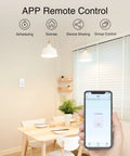 Smart Dimmer Switch for Dimmable Lights, Easy Install, Works With Alexa and Google Home, 2.4GHz WiFi, Neutral Wire Required, app control in dining room