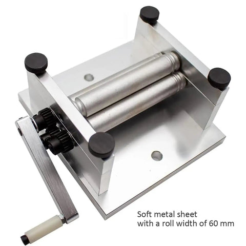Badass Diy Manual Plate Rolling Machine For Smooth Metal Bending And Aluminum Sheet Curving Precision 60 Mm Hand Crank Roller Rig For Railroad Models And Solid Shop Projects