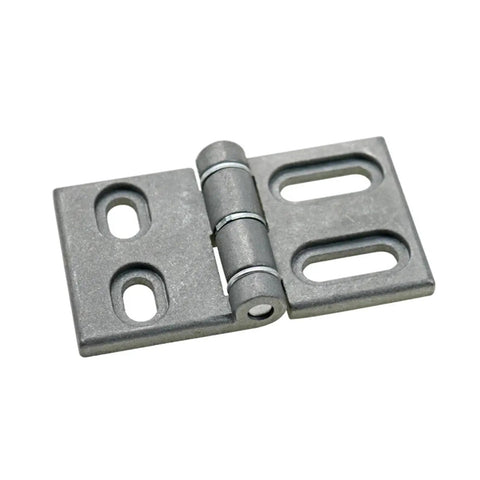 Zinc Alloy Flat Hinge 304 Stainless Steel For Industrial Electrical Equipment Cabinets Heavy Duty Thickened Hardware Door Hinge 1 Piece Durable Cabinet Accessory For Industrial Use, close-up