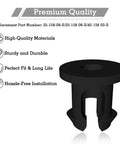 Kohler Engine Linkage Retaining Bushing Replacement 2515808S 25 158 08 S 6 Pack Black Aftermarket Durable Part For A Smooth No Fuss Motion In Small Engine Systems close-up