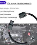 Honda Three Point Five Liter V6 VCM Muzzler Harness Disable Kit With Replacement Resistor Set 68 Ohm 82 Ohm 100 Ohm 120 Ohm displayed over Honda engine