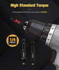 Impact Grade Socket Adapter Set Three-Piece With Bit Holder One Quarter Inch Three Eighths Inch SAE Hex Shank Chrome Vanadium