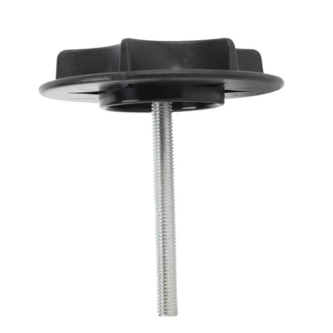 Spare Tire Hold Down Bolt Fixing Clamp For Nissan 350Z 370Z Altima Juke Kicks Replaces OE 74810 JY01B, black plastic top view