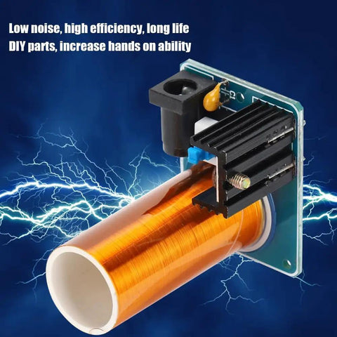 Mini Coil Kit Module With LED Light DC 9 To 12V Power Transmission for DIY electronics and STEM projects, 40x31mm PCB
