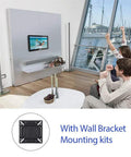 Living room scene with a 15.6 Inch IPS Monitor With Full HD 1080p Display Multi Input For Security Cameras Office PCs And Gaming Stand Included Boss Level Clarity And Vivid Color on wall and people cheering