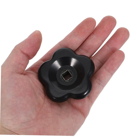 2 Pack 60mm Black Bakelite Valve Handwheel Handles For Outdoor Faucet Spigot Stem Replacement With 8x8mm Square Hole Hose Bib Valve Actuator Parts
