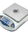 Pro Grade Digital Precision Balance 5000g By 0.01g Lab Scale with stainless steel pan weighing nuts and bolts