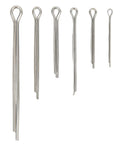 Stainless Steel Cotter Pin Set For Auto Repair And Workshop, 90 Pieces, 304 Grade Fasteners In 6 Sizes M1.5x25, M4x60, Locking Retaining Pins