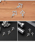 Drywall Anchors Kit With 50 Heavy Duty Plastic Butterfly Anchors And Screws Quick Easy Install For Hollow Walls And Plasterboard
