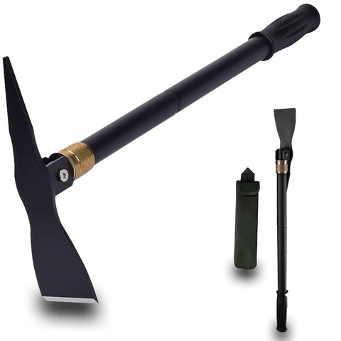 Multi Tool Pickaxe Hoe Shovel for Digging and Camping Detachable Tactical Survival Shovel with carrying case