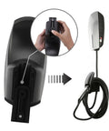 Charging Cable Holder With Chassis Bracket For Tesla Model 3 Model Y Model X Model S Cable Organizer Wall Mount black in use
