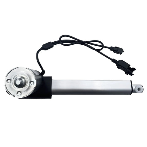 JLDQ.19.345.180D01 Linear Actuator Motor showing 345 mm install size, side view, replacement for electric sofas and lift chairs.