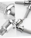 Four Piece Metal Trekking Pole Tips Replacement Accessories Tungsten Tips For Superior Grip On Rough Trails And Varied Terrains