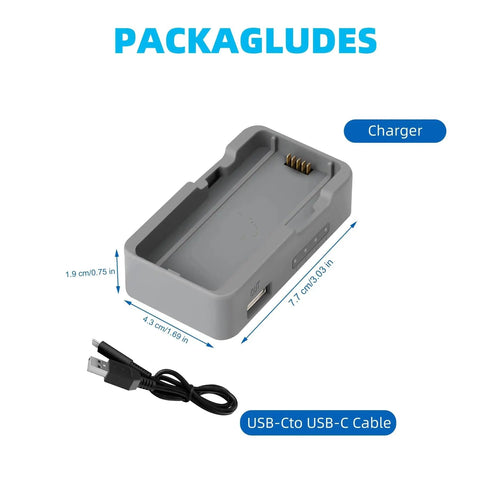 Go-To USB Charging Station For NEO 2 Drone - Fast Charge Power Bank With LED Display - Type C Cable Included