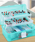 Electricity And Magnetism Lab Kit For Teens Hands On Circuit Building And Electronics Exploration Set Ideal For High School Students Learn By Doing And Build Real World Models open turquoise case with components