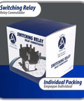 Box of 24 VAC DPDT General Purpose Switching Relay For HVAC Systems And Electrical Installations, Controls Fan Motor In Air Handler, Two Terminal Sets 1 2 3 And 4 5 6, Replaces APSR 340