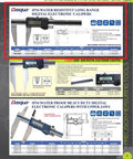 Heavy Duty Digital Caliper Delivers Zero To 1500 Millimeter And Zero To Sixty Inch Range With Tough Stainless Steel Body.