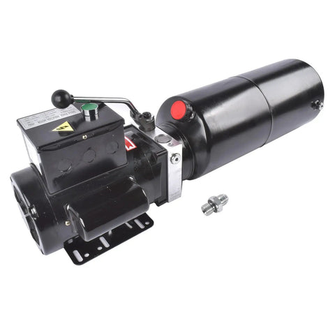 Beast Mode Heavy Duty 110V Hydraulic Power Unit For Car Lifts With Steel Reservoir, 2.5 Gallon, Front View