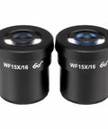 Dope Extreme Widefield 15X Eyepiece Pair for Microscope 30mm Mounting Size High Eye Point Achromatic Optics with Ultra Wide Field of View and Crisp Clarity black eyepieces