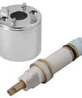 Mixet MS9AT C 4-1/2 Inch Single Handle Tub And Shower Stem With Retainer Nut Chrome for pressure-balance valve replacement