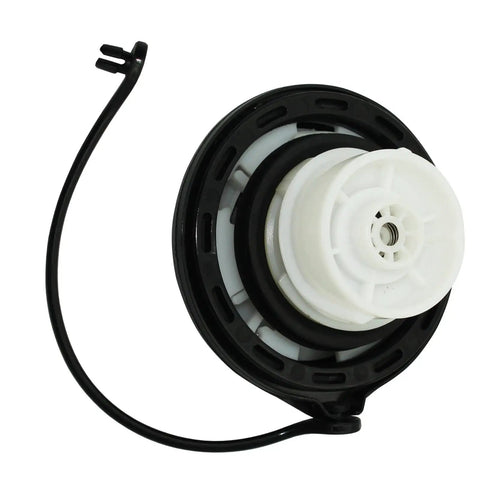Kia Hyundai Gas Cap Replacement 31010-3L600U showing underside with gasket for Sorento, Soul, Optima 2004-2019 OEM compatible fuel tank cap.