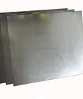 Three 40x40-inch black graphite gasket sheets, 1/8 inch thick, stacked front-angle view