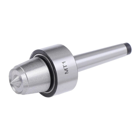 Super Tough MT1 Live Center For Wood And Metalworking Lathes Boasting Dead Silent Bearings and Solid Steel Tailstock Cup