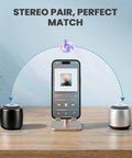 Ultra Tiny Bluetooth Speaker With HD Sound And Deep Bass Mini Wireless Speaker for Phone PC and Tablet in stereo pair setup